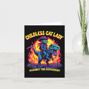 Kinderlose Katzenlady gegen die Patriarchats-Katze Karte