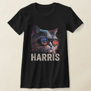 Kinderlose Katzenlady, Harris 2024 T-Shirt