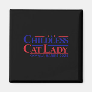 Kinderlose Katzenlady Kamala 2024 Harris Lustige P Magnet