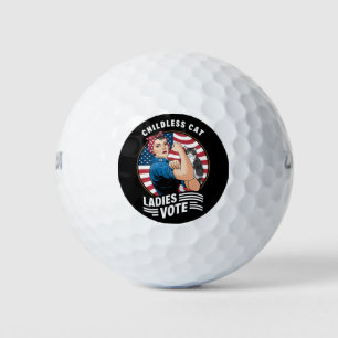 Kinderlose Katzenlady Wählt Vintage Rosie The Rive Golfball