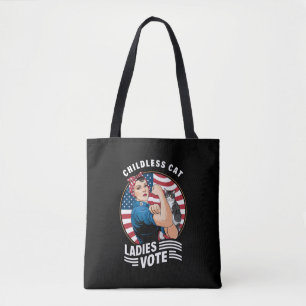 Kinderlose Katzenlady Wählt Vintage Rosie The Rive Tasche