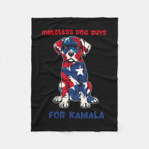 Kinderlose Typ für Kamala Harris 2024 Fleecedecke