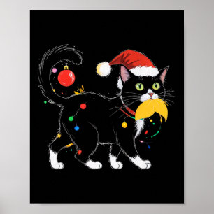 Kinderlose Weihnachtskatze Lady Trump Hair Vote Ka Poster