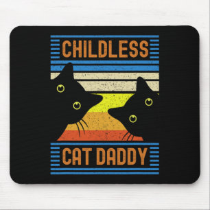 Kinderloser Cat Daddy 2024 für Präsident Cat Vater Mousepad