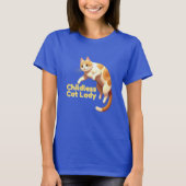 Kinderloser Cat Lady T - Shirt (Vorderseite)