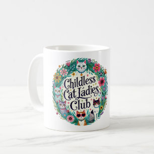 Kinderloser Cat Ladys Club Kaffeetasse