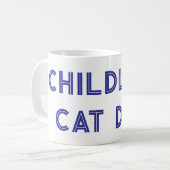 Kinderloser Cat-Vater Kaffeetasse (Vorderseite Links)