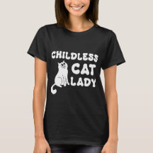 Kinderloses Cat Lady Shirt