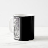 Kinderloses Cat Lady Vintages Tarot Kaffeetasse (Vorderseite Links)