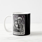 Kinderloses Cat Lady Vintages Tarot Kaffeetasse (Links)