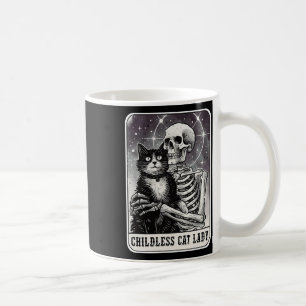 Kinderloses Cat Lady Vintages Tarot Kaffeetasse