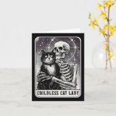 Kinderloses Cat Lady Vintages Tarot Karte (Gelbe Blume)