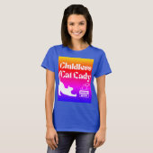 Kinderloses Cat Lady Vote T-Shirt (Vorne ganz)