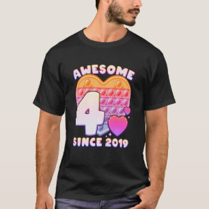 Kindermädchen 4. Geburtstag Phantastisch Seit 2019 T-Shirt