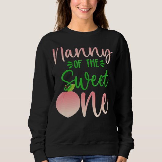 Kindermädchen am Geburtstag 1 Pfirsich 1. Sweatshirt (Vorderseite)