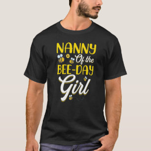 Kindermädchen der Bienentag-Familie zum Geburtstag T-Shirt