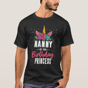 Kindermädchen der Geburtstagsprinzessin Matching F T-Shirt
