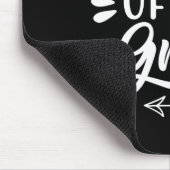 Kindermädchen der Groom Wedding Party Familie Brid Mousepad (Ecke)