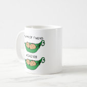 Kindermädchen der Zwillings-wieder Hülse Kaffeetasse (Vorderseite Links)