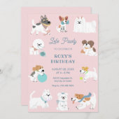 Kindermädchen Einladung (Vorne/Hinten)