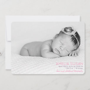 Kindermädchen-Foto mit rosa Mustern