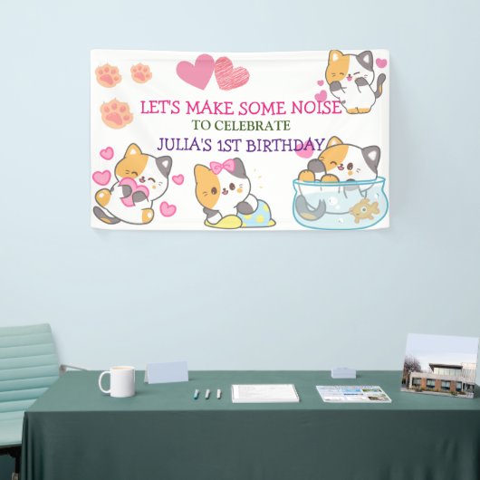 Kindermädchen-Geburtstagsbanner Banner (Messeveranstaltung)