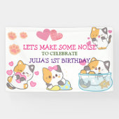 Kindermädchen-Geburtstagsbanner Banner (Horizontal)