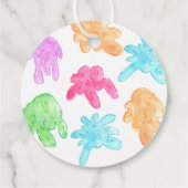 Kindermädchen Geschenkanhänger (Rückseite)