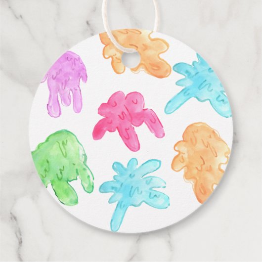 Kindermädchen Geschenkanhänger (Rückseite)