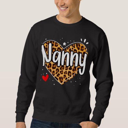 Kindermädchen Großmutter Weihnachtsgeburt Sweatshirt (Vorderseite)