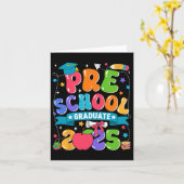 Kindermädchen im Vorschulalter 2025 zurück Karte (Gelbe Blume)