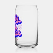 Kindermädchen, kalt draußen im Winter. Dosenglas (Links)