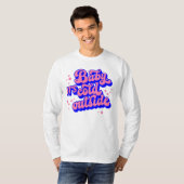 Kindermädchen, kalt draußen im Winter. T-Shirt (Vorne ganz)