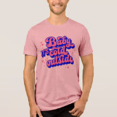 Kindermädchen, kalt draußen im Winter. Tri-Blend Shirt (Vorderseite)