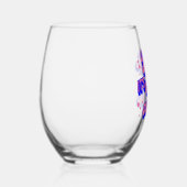 Kindermädchen, kalt draußen im Winter. Weinglas Ohne Stiel (Rechts)