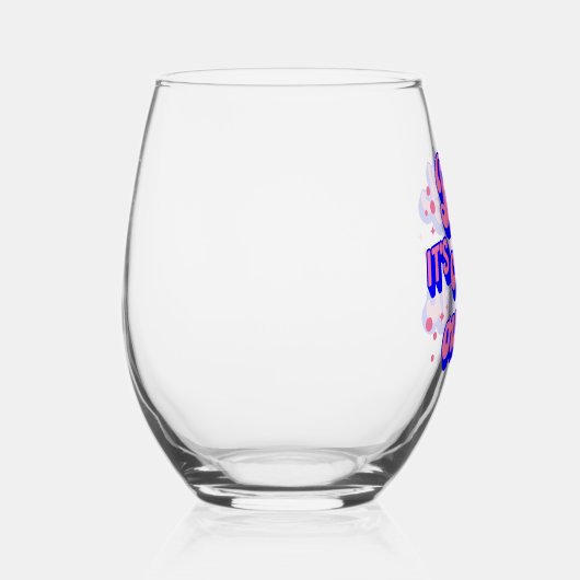 Kindermädchen, kalt draußen im Winter. Weinglas Ohne Stiel (Rechts)