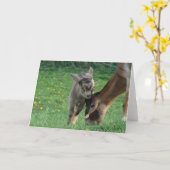 Kindermädchen Karte (Gelbe Blume)