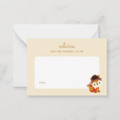 Kindermädchen Kinderdusche Kinderbetreuung im Herb Mitteilungskarte (Vorderseite)