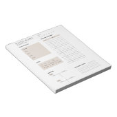 Kindermädchen, Kindermädchen Notizblock (angewinkelt)