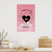 Kindermädchen kommt bald auf Acrylic Wall Art Poster (Küche)