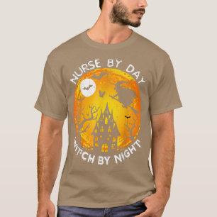 Kindermädchen nach Tag Hexe nach Nacht Sonnenbrand T-Shirt