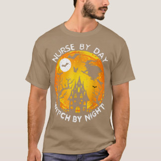 Kindermädchen nach Tag Hexe nach Nacht Sonnenbrand T-Shirt