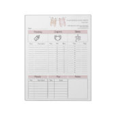 Kindermädchen Notizblock (Rotiert)