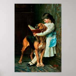 Kindermädchen oder obligatorische Bildung Poster