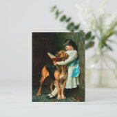 Kindermädchen oder obligatorische Bildung Postkarte (Stehend Vorderseite)