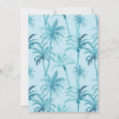 Kindermädchen Party zum ersten Geburtstag Einladung (Rückseite)