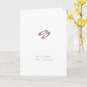 Kindermädchen Rosa Buttone| Glückwünsche Karte (Gelbe Blume)