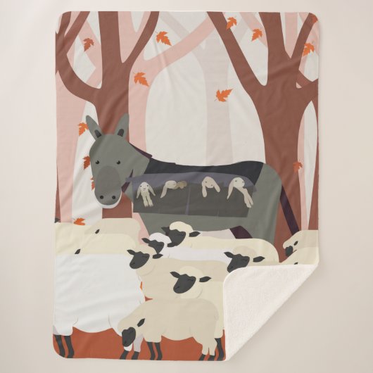 Kindermädchen Sherpadecke (Vorderseite)