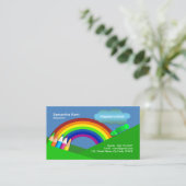 Kindermädchen-super bunte visitenkarte (Stehend Vorderseite)