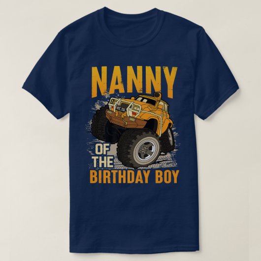 Kindermädchen Truck Geburtstag T-Shirt (Design vorne)
